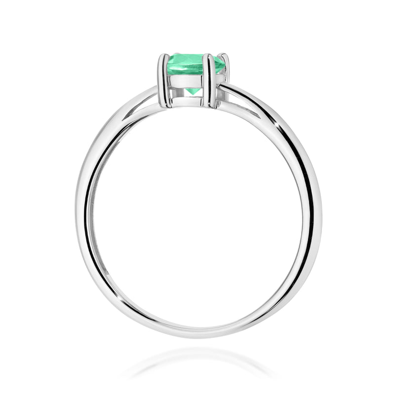 Inel Aur 9K cu Smarald 0.50 ct, imaginea 7 din 8