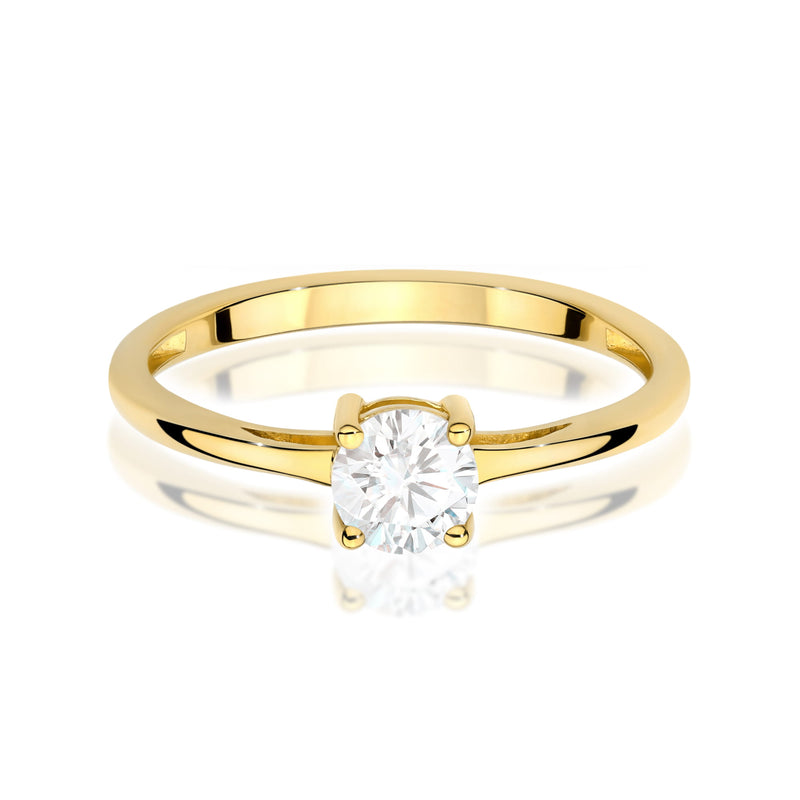 Inel Aur 9K cu Diamant de Laborator 0.50 ct, imaginea 2 din 8