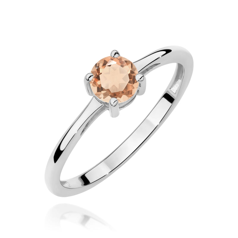Inel Aur 9K cu Morganit 0.40 ct, imaginea 5 din 8