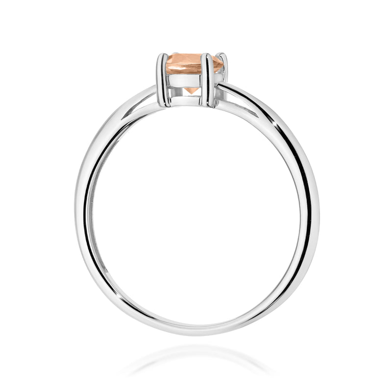 Inel Aur 9K cu Morganit 0.40 ct, imaginea 7 din 8