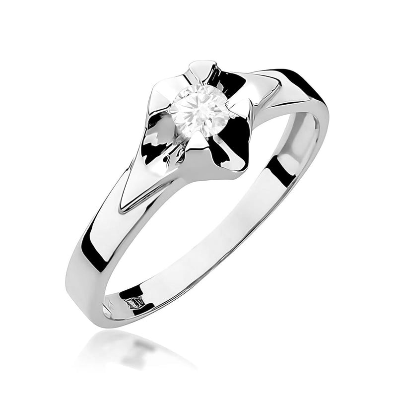Inel Aur 9K cu Diamant de Laborator 0.20 ct, imaginea 5 din 8