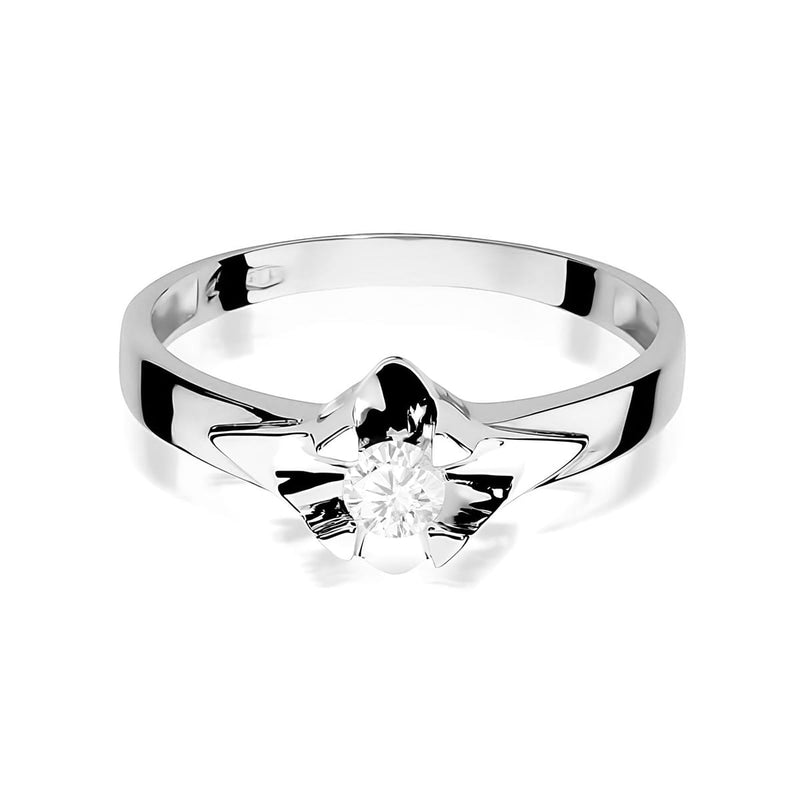 Inel Aur 9K cu Diamant de Laborator 0.20 ct, imaginea 6 din 8