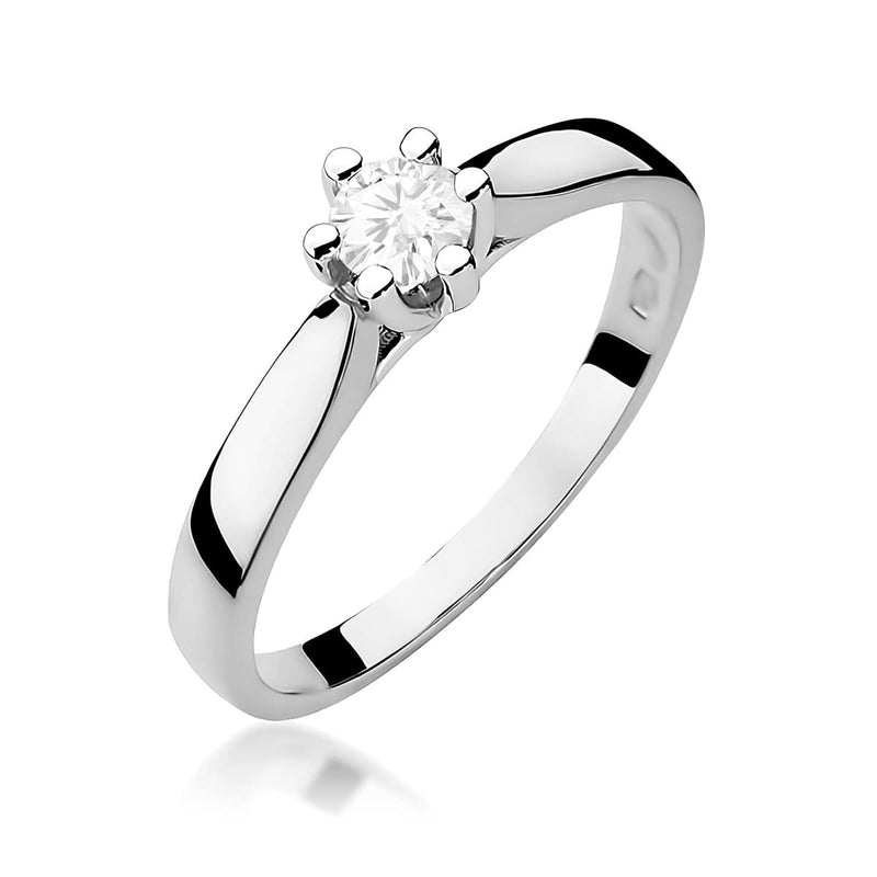 Inel Aur 9K cu Diamant de Laborator 0.25 ct, imaginea 5 din 8