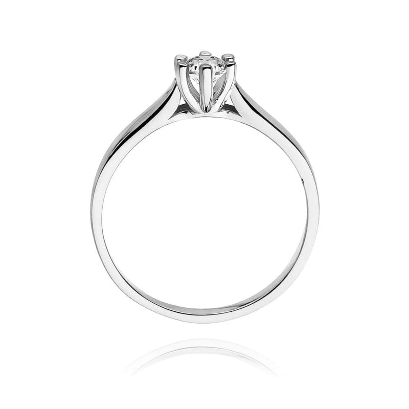 Inel Aur 9K cu Diamant de Laborator 0.25 ct, imaginea 7 din 8