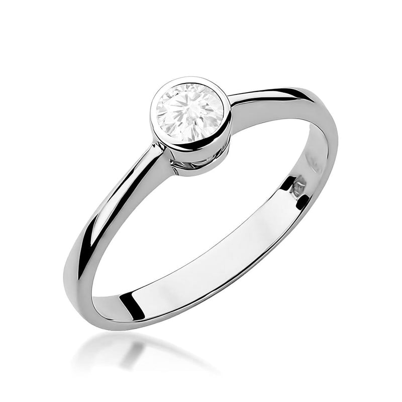 Inel Aur 9K cu Diamant de Laborator 0.25 ct, imaginea 5 din 8