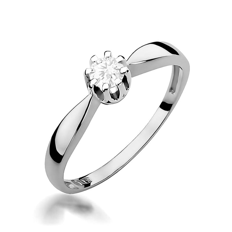 Inel Aur 9K cu Diamant de Laborator 0.20 ct, imaginea 5 din 8
