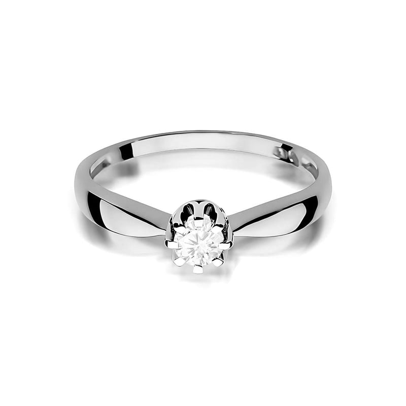 Inel Aur 9K cu Diamant de Laborator 0.20 ct, imaginea 6 din 8