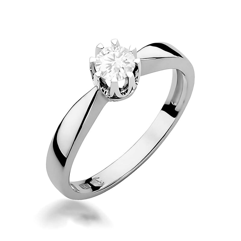 Inel Aur 9K cu Diamant de Laborator 0.25 ct, imaginea 5 din 8