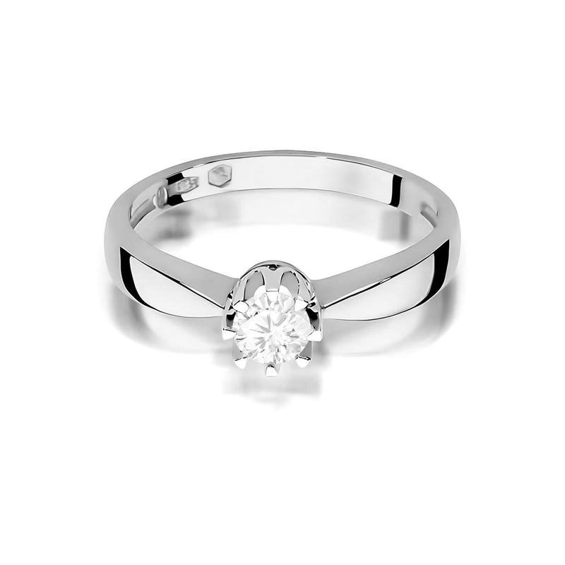 Inel Aur 9K cu Diamant de Laborator 0.25 ct, imaginea 6 din 8