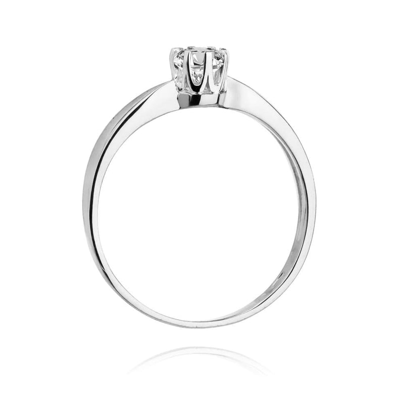 Inel Aur 9K cu Diamant de Laborator 0.25 ct, imaginea 7 din 8