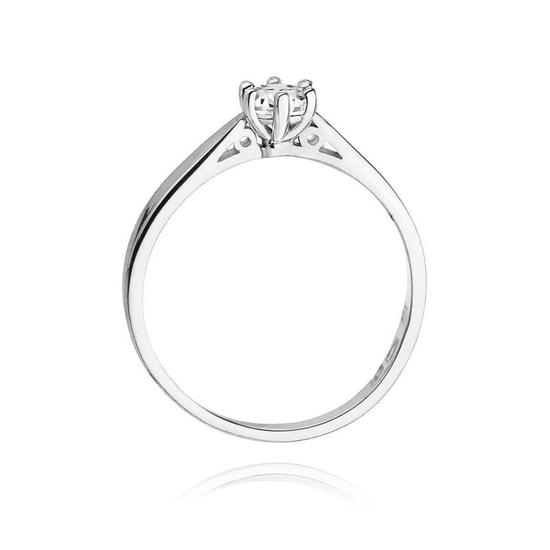 Inel Aur 9K cu Diamant de Laborator 0.20 ct, imaginea 7 din 8