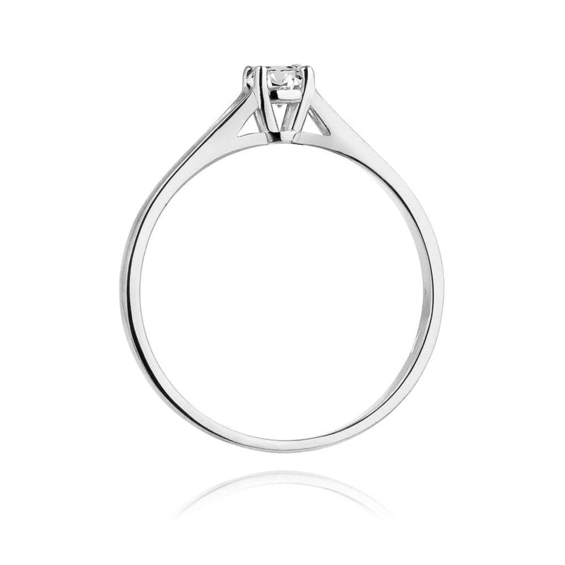 Inel Aur 9K cu Diamant de Laborator 0.20 ct, imaginea 7 din 8