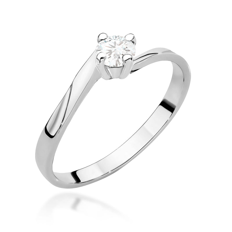 Inel Aur 9K cu Diamant de Laborator 0.20 ct, imaginea 5 din 8