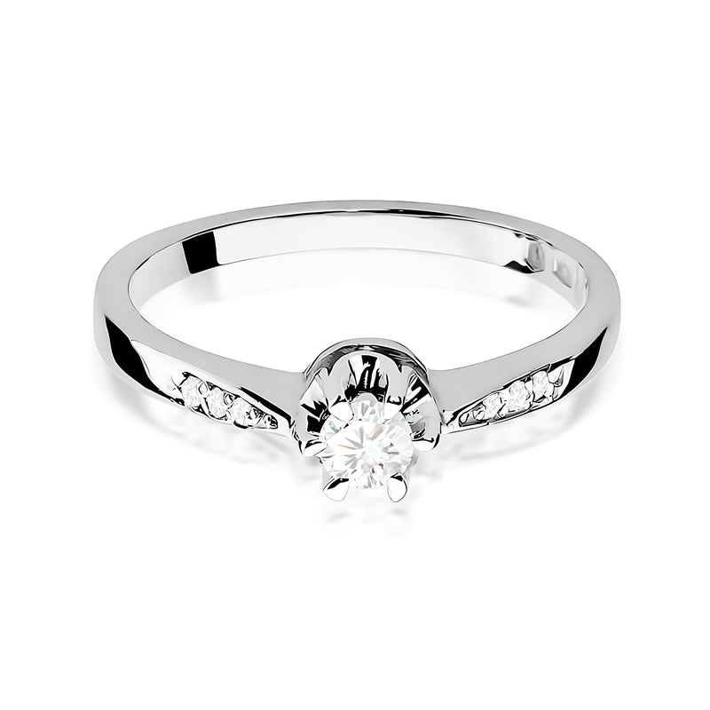 Inel Aur 9K cu Diamante de Laborator 0.25 ct, imaginea 6 din 8
