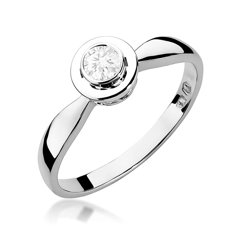 Inel Aur 9K cu Diamant de Laborator 0.20 ct, imaginea 5 din 8