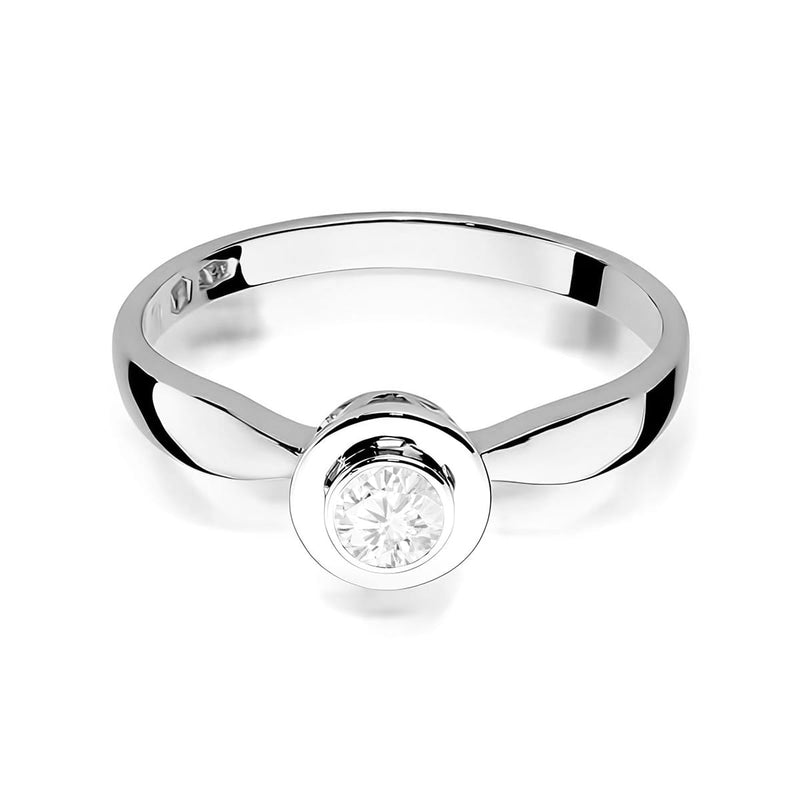 Inel Aur 9K cu Diamant de Laborator 0.20 ct, imaginea 6 din 8