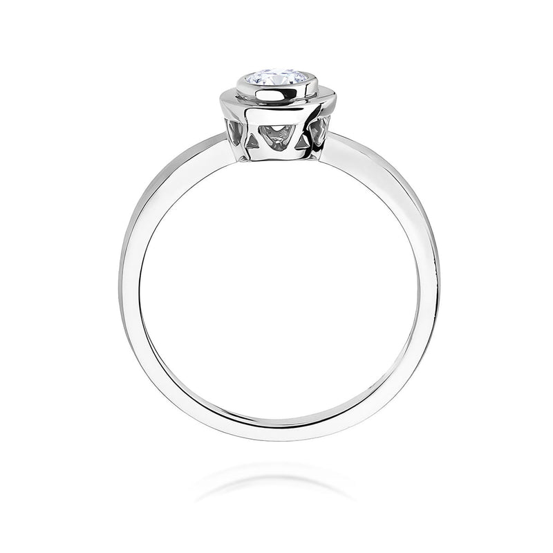 Inel Aur 9K cu Diamant de Laborator 0.25 ct, imaginea 7 din 8