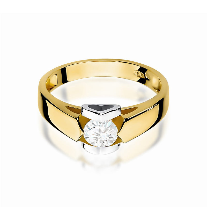 Inel Aur 9K cu Diamant de Laborator 0.50 ct, imaginea 2 din 6