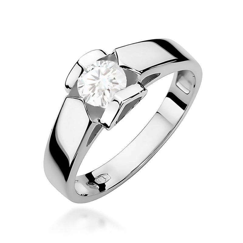 Inel Aur 9K cu Diamant de Laborator 0.50 ct, imaginea 4 din 6