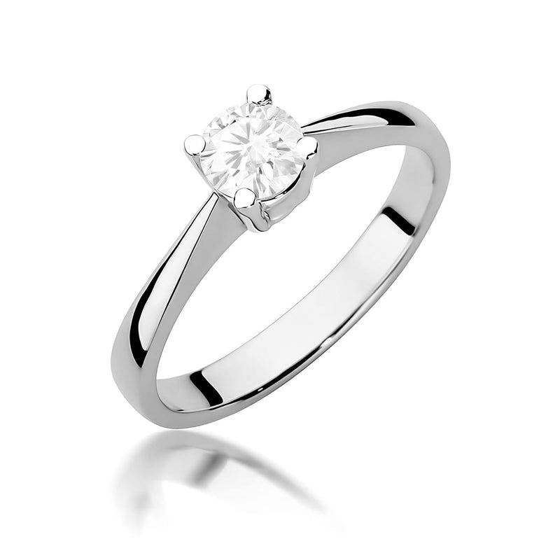 Inel Aur 9K cu Diamant de Laborator 0.50 ct, imaginea 5 din 8
