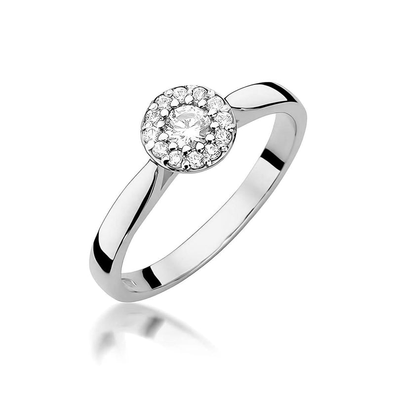 Inel Aur 9K cu Diamant de Laborator 0.15 ct, imaginea 5 din 8