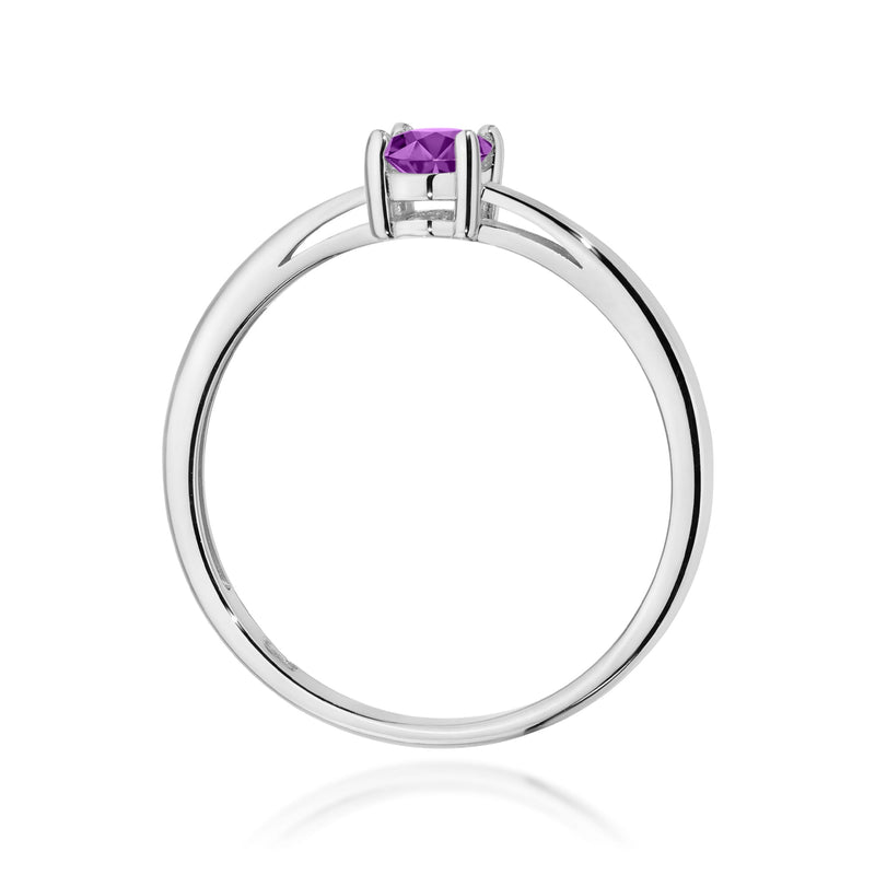 Inel Aur 9K cu Ametist 0.40 ct, imaginea 7 din 8
