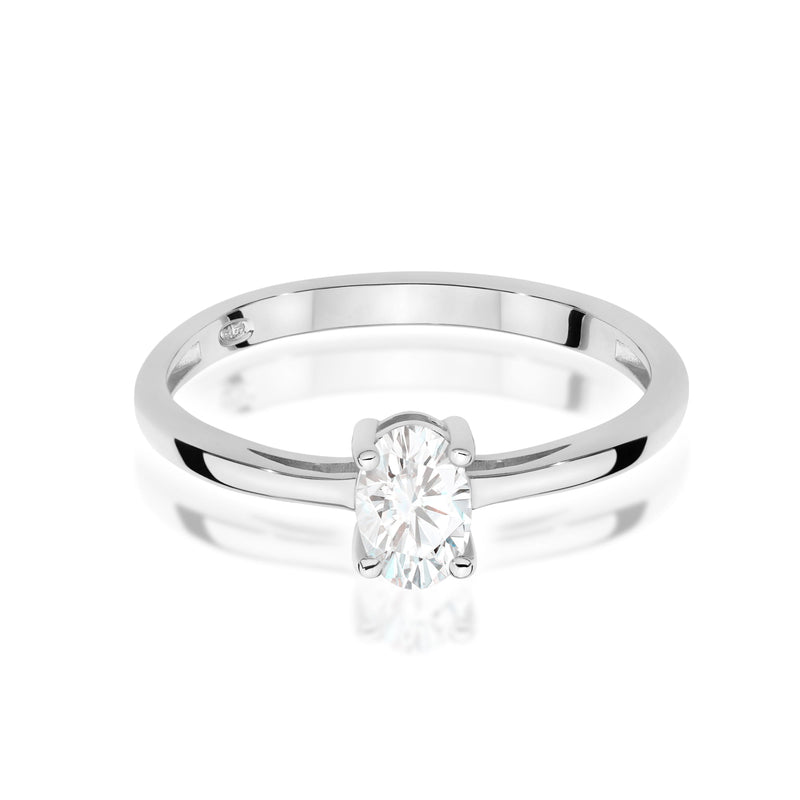 Inel Aur 9K cu Diamant de Laborator 0.40 ct, imaginea 6 din 8