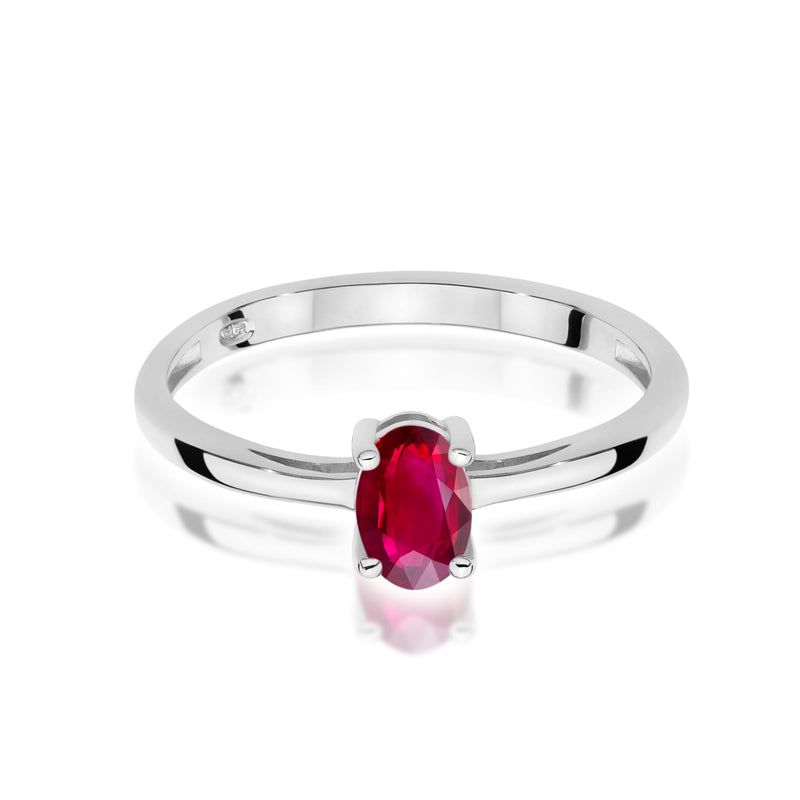 Inel Aur 9K cu Rubin 0.60 ct, imaginea 6 din 8