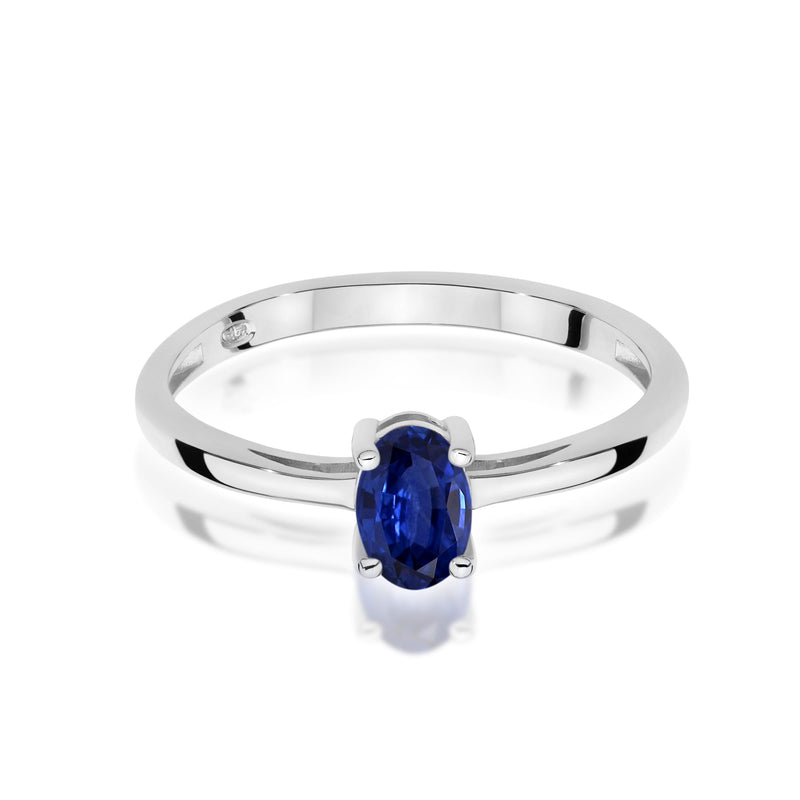 Inel Aur 9K cu Safir 0.70 ct, imaginea 6 din 8