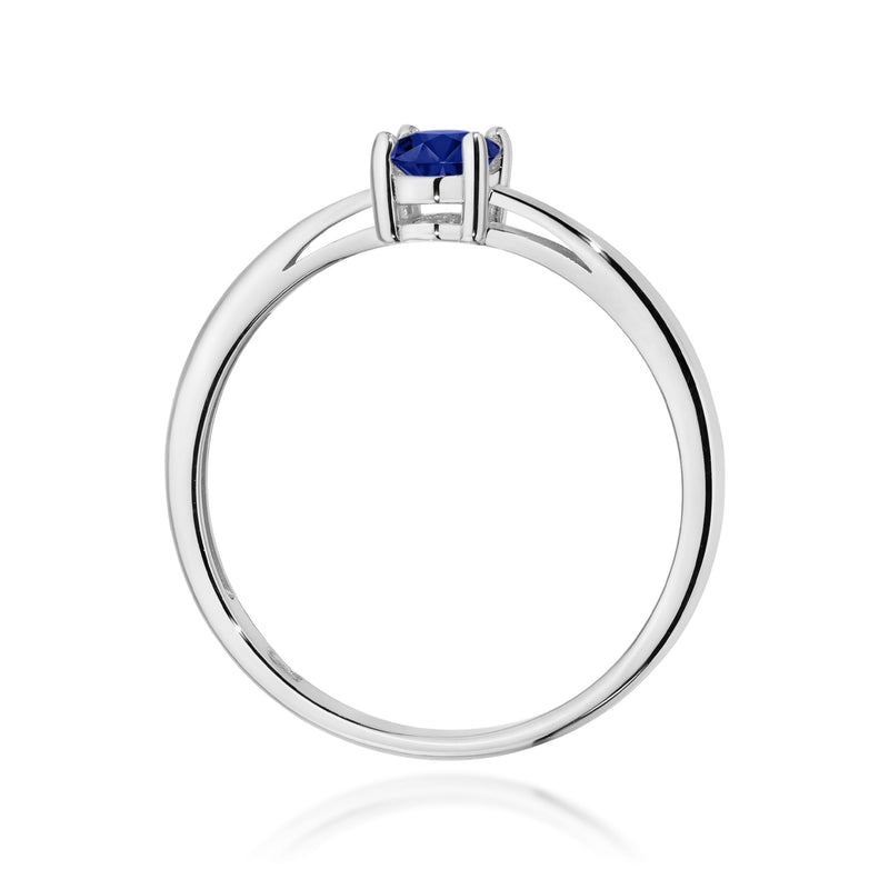 Inel Aur 9K cu Safir 0.70 ct, imaginea 7 din 8