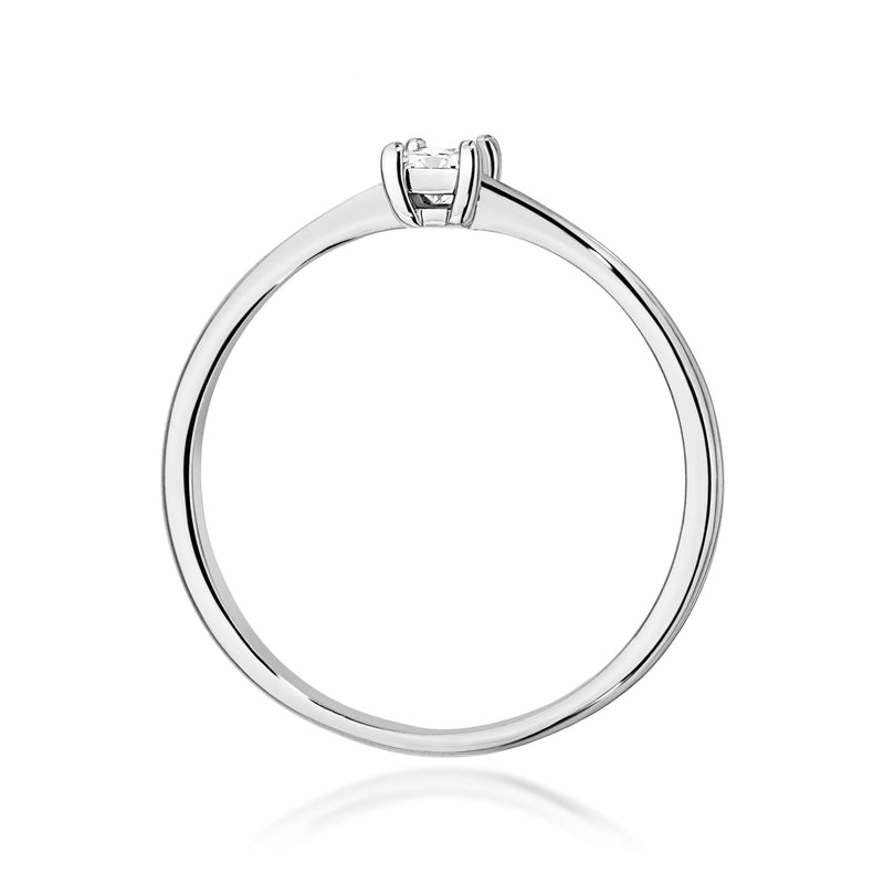 Inel Aur 9K cu Diamant Natural 0.15 ct, imaginea 7 din 8