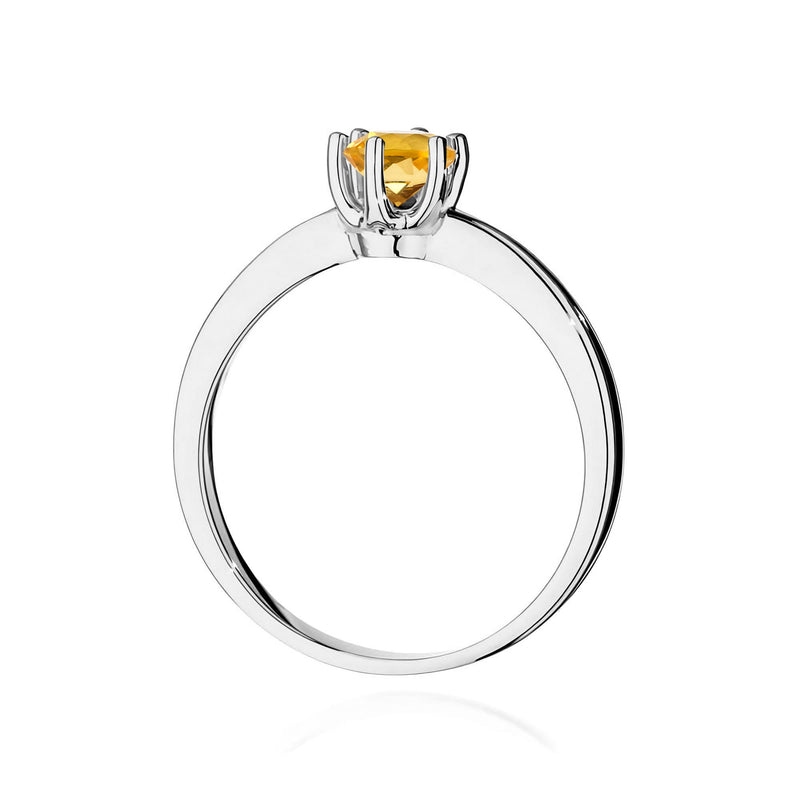 Inel Aur 9K cu Citrin 0.50 ct, imaginea 7 din 8