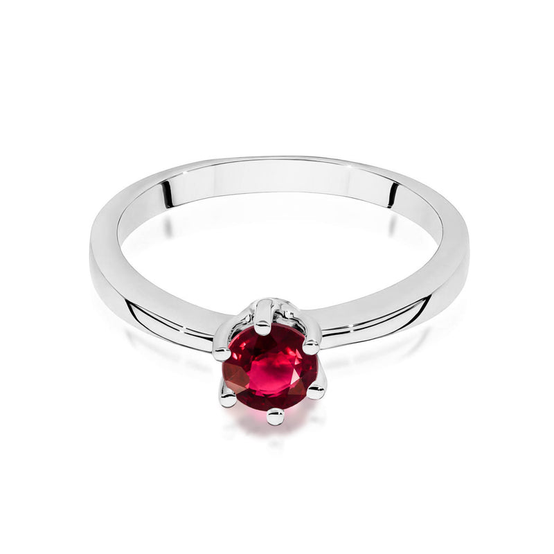 Inel Aur 9K cu Rubin 0.60 ct, imaginea 6 din 8