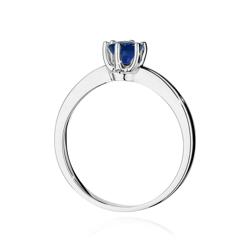 Inel Aur 9K cu Safir 0.50 ct, imaginea 7 din 8
