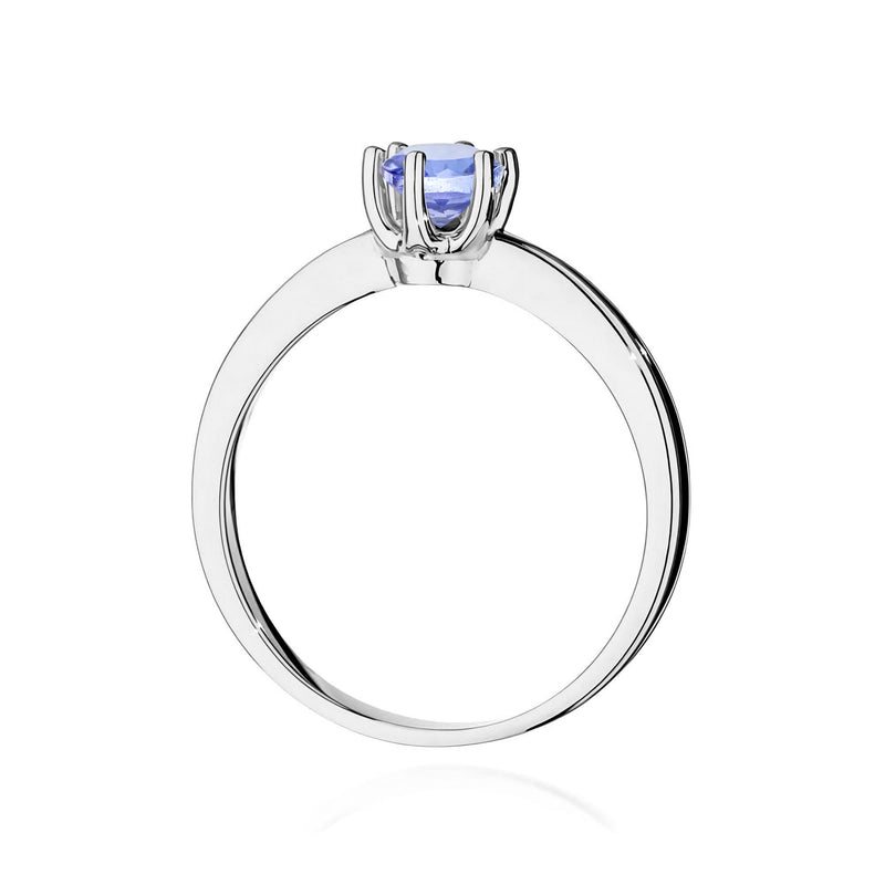 Inel Aur 9K cu Tanzanit 0.50 ct, imaginea 7 din 8