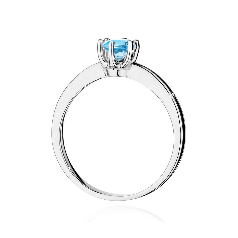 Inel Aur 9K cu Topaz Swiss 0.50 ct, imaginea 7 din 8