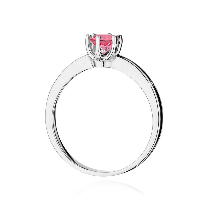 Inel Aur 9K cu Topaz Roz 0.60 ct, imaginea 7 din 8