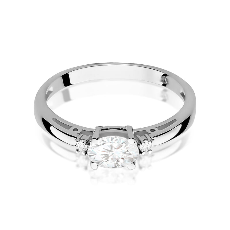 Inel Aur 9K cu Diamante de Laborator 0.43 ct, imaginea 6 din 8