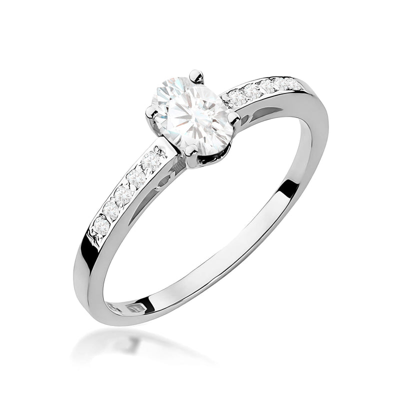 Inel Aur 9K cu Diamante de Laborator 0.45 ct, imaginea 4 din 6