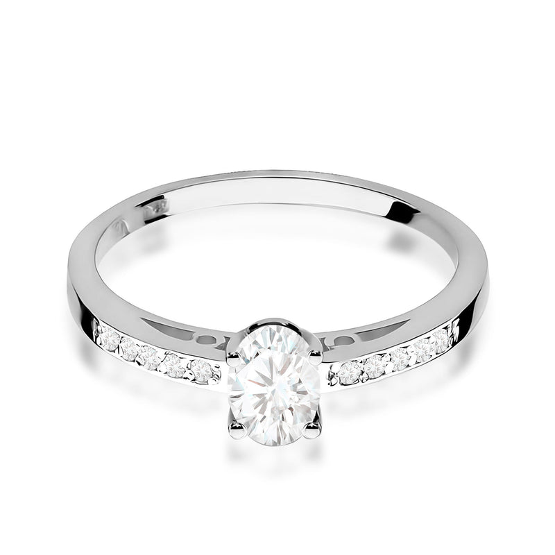 Inel Aur 9K cu Diamante de Laborator 0.45 ct, imaginea 5 din 6