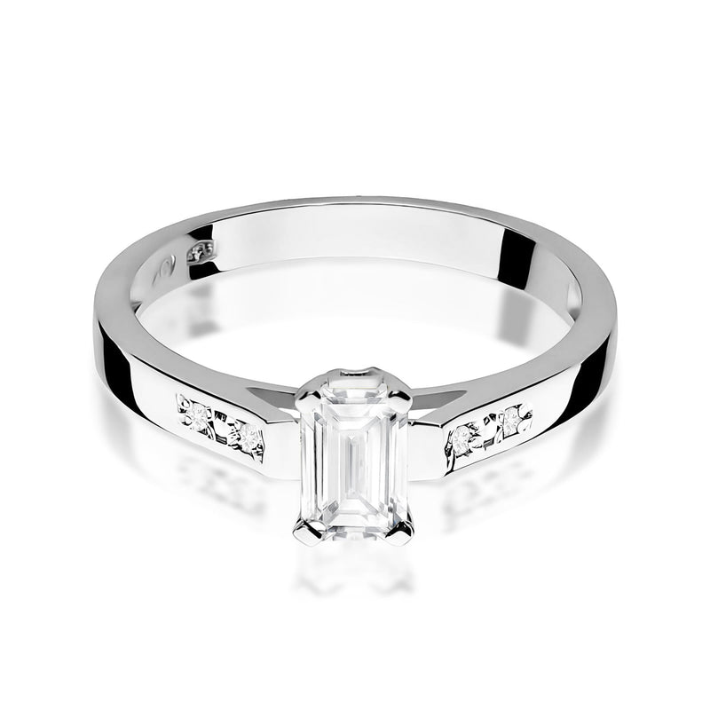 Inel Aur 9K cu Diamante de Laborator 0.64 ct, imaginea 6 din 8