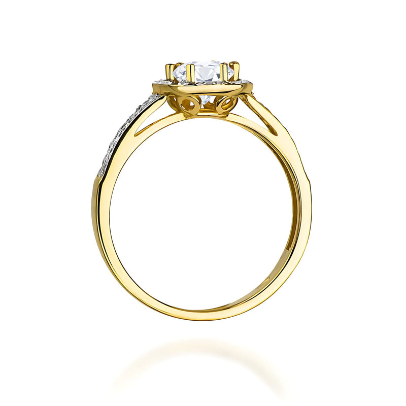 Inel Aur 9K cu Diamante de Laborator 0.70 ct, imaginea 3 din 8
