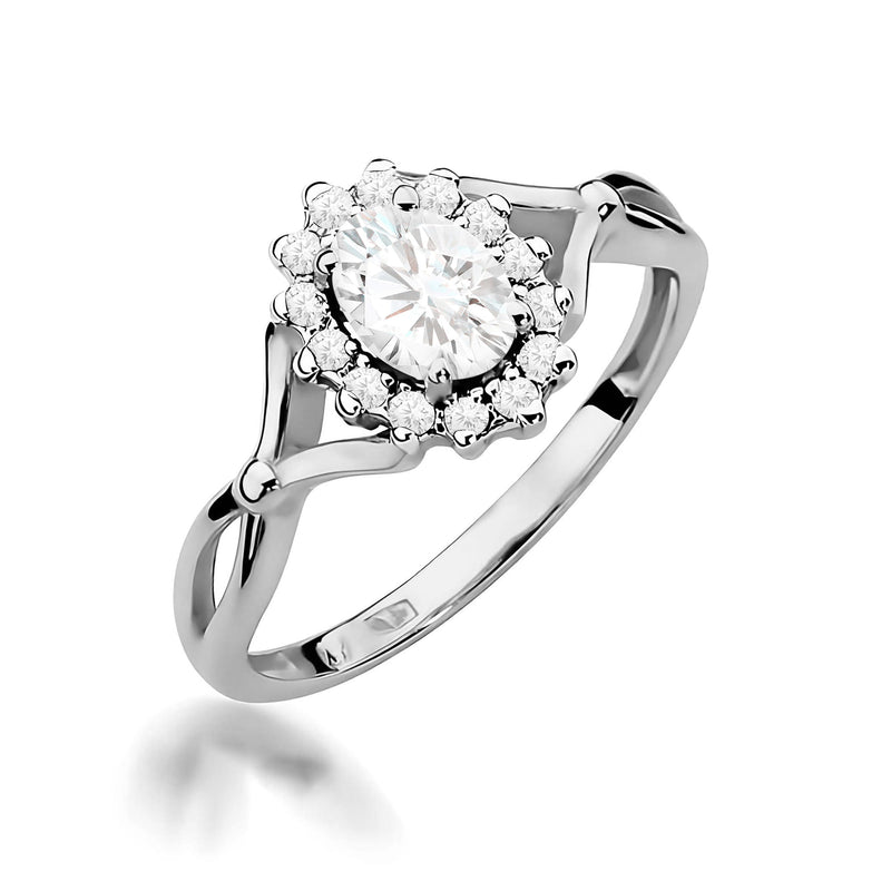 Inel Aur 9K cu Diamante de Laborator 0.52 ct, imaginea 5 din 8
