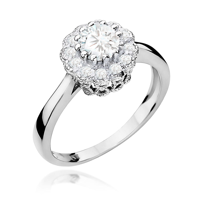 Inel Aur 9K cu Diamante de Laborator 0.67 ct, imaginea 5 din 8