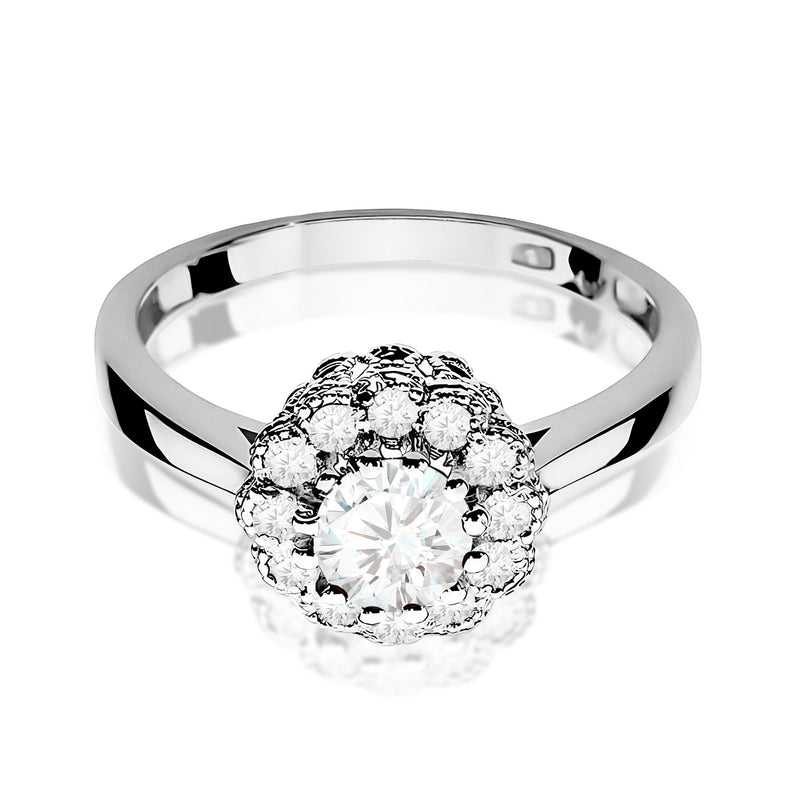 Inel Aur 9K cu Diamante de Laborator 0.67 ct, imaginea 6 din 8