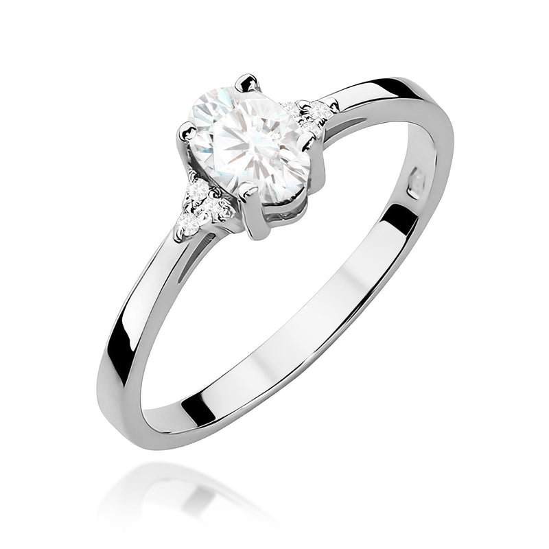 Inel Aur 9K cu Diamante de Laborator 0.45 ct, imaginea 5 din 8