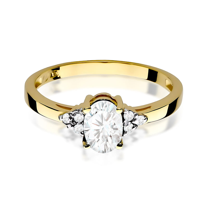 Inel Aur 9K cu Diamante de Laborator 0.75 ct, imaginea 2 din 8