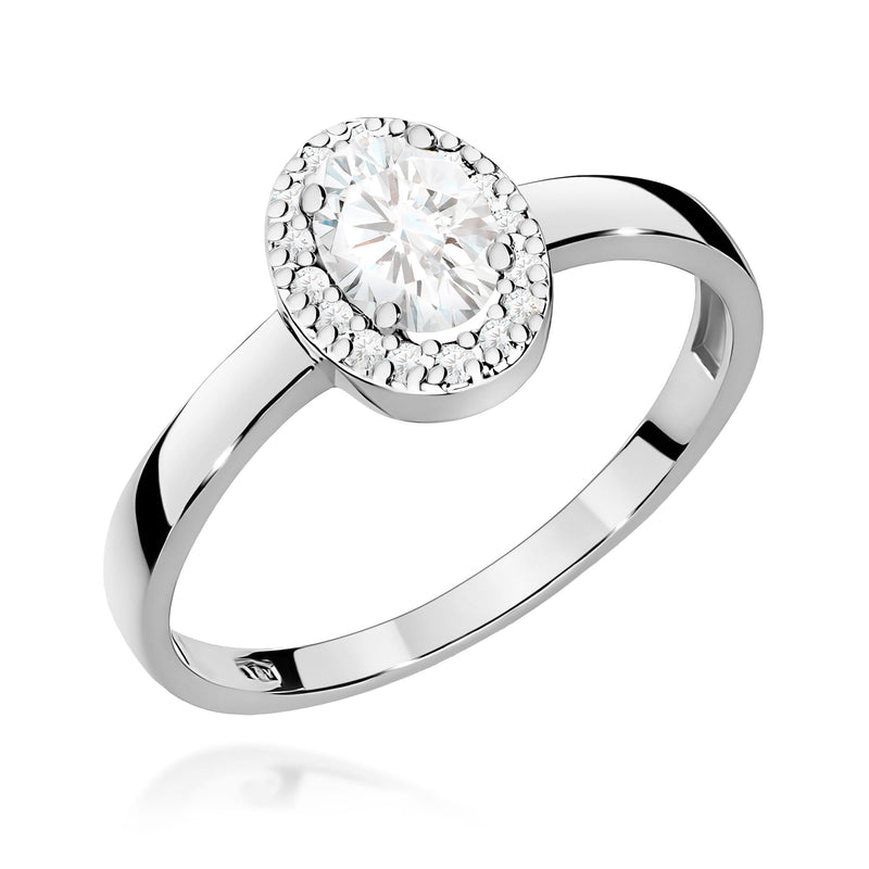 Inel Aur 9K cu Diamante de Laborator 0.48 ct, imaginea 5 din 8