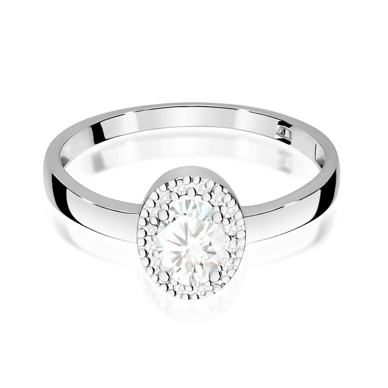 Inel Aur 9K cu Diamante de Laborator 0.48 ct, imaginea 6 din 8