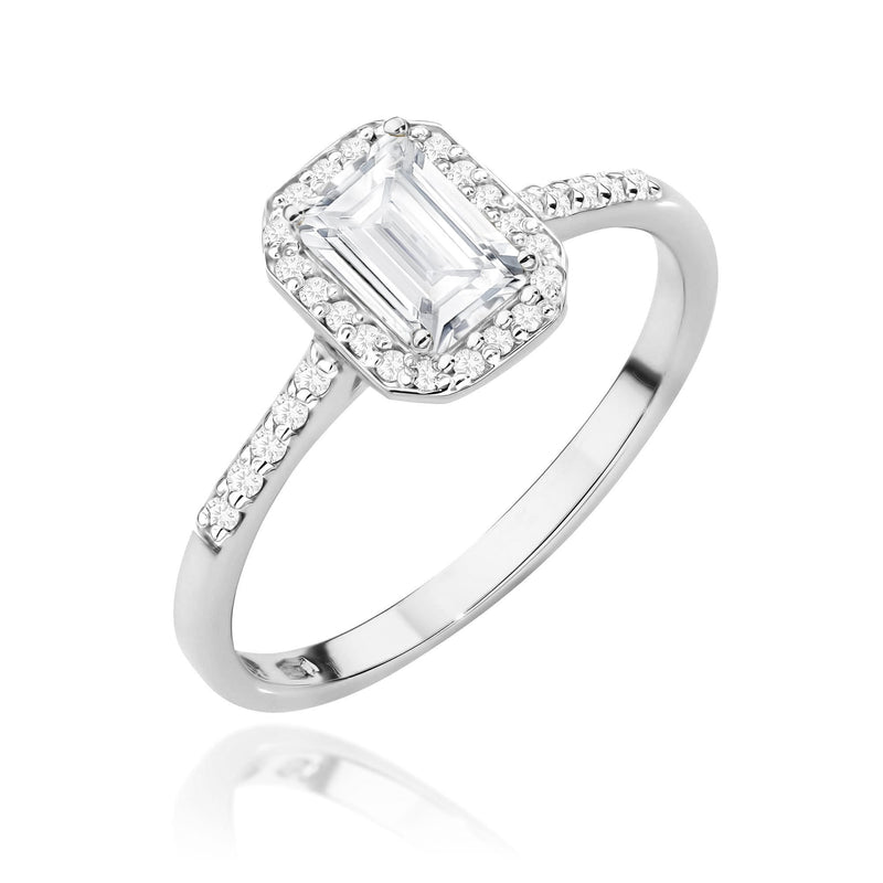 Inel Aur 9K cu Diamante de Laborator 0.79 ct, imaginea 5 din 8